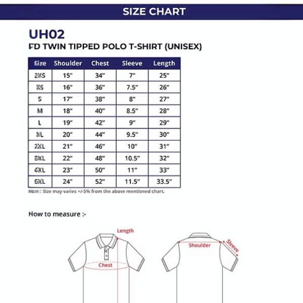 Double Pique FD Twin Tipped Polo T-Shirt